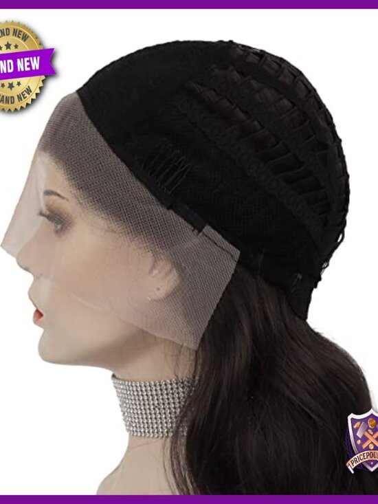 26 Inch Synthetic Lace Front Wig Heat Resistant Wavy Hair Daily Party main image 4